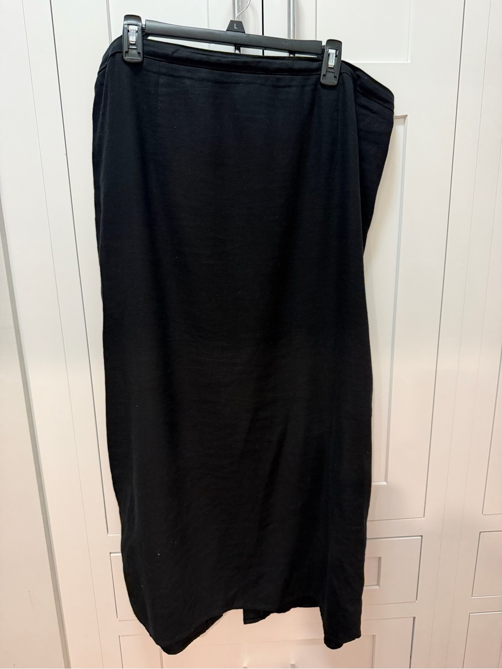Old Navy Black linen column Maxi Skirt - Simple Everyday Style